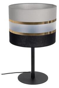 Stolní lampa CORAL 1xE27/60W/230V černá/šedá