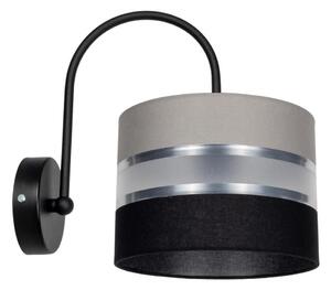 Nástěnné svítidlo CORAL 1xE27/60W/230V černá/šedá