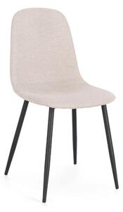 Jídelní židle Irelia béžovo-černá
