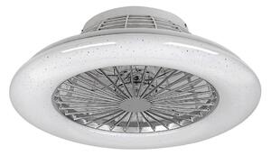 Rabalux - LED Stmívatelné stropní svítidlo s ventilátorem LED/30W/230V + DO