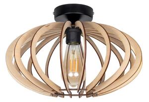 Přisazený lustr EARTH 1xE27/60W/230V černá/béžová