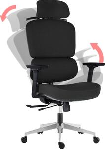 Mercury Ergonomická kancelářská židle DAKOTA BLACK, černá