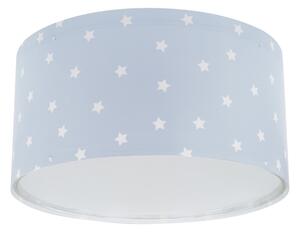 Dalber 82216T - Dětské stropní svítidlo STAR LIGHT 2xE27/60W/230V modrá