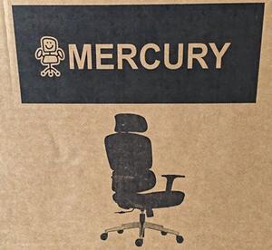 Mercury Ergonomická kancelářská židle DAKOTA BLACK, černá