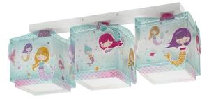 Dalber 63443 - Dětské stropní svítidlo MERMAIDS 3xE27/60W/230V