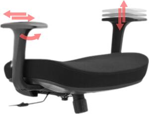 Mercury Ergonomická kancelářská židle DAKOTA BLACK, černá