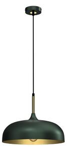 Lustr na lanku LINCOLN 1xE27/60W/230V pr. 35 cm zelená