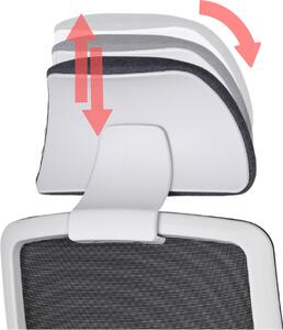 Mercury Ergonomická kancelářská židle DORA černá/šedá