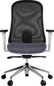 LTC Ergonomická kancelářská židle VENUS černo-šedá
