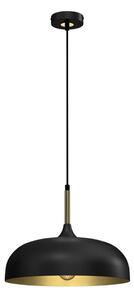 Lustr na lanku LINCOLN 1xE27/60W/230V pr. 35 cm černá