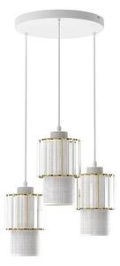 Lustr na lanku BLANCO 3xE27/60W/230V bílá