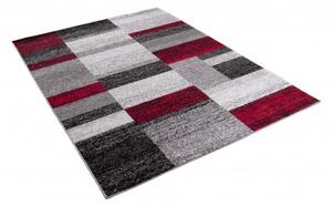 Makro Abra Kusový koberec JAWA J384A šedý / červený Rozměr: 300x400 cm