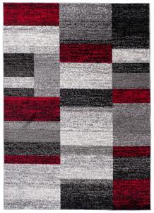 Makro Abra Kusový koberec JAWA J384A šedý / červený Rozměr: 120x170 cm