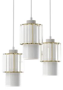 Lustr na lanku BLANCO 3xE27/60W/230V bílá