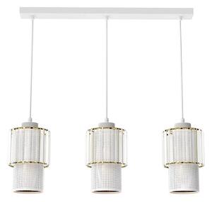 Lustr na lanku BLANCO 3xE27/60W/230V bílá