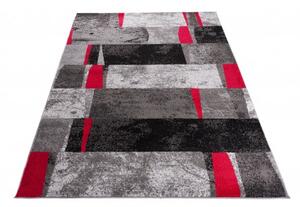 Makro Abra Kusový koberec JAWA J382B šedý / červený Rozměr: 300x400 cm