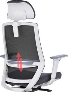 Mercury Ergonomická kancelářská židle COLORADO černá/šedá
