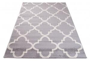 Makro Abra Kusový koberec JAWA L386B šedý Rozměr: 120x170 cm