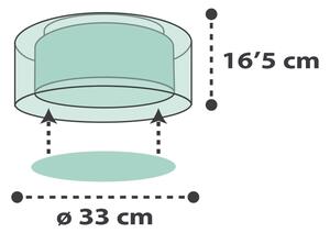 Dalber 41416H - Dětské stropní svítidlo CLOUDS 2xE27/60W/230V zelená