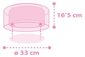 Dalber 41596 - Dětské stropní svítidlo UNICORNS 2xE27/60W/230V