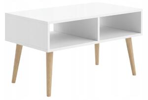 Konferenční stolek Kobi obdélníkový 90 x 50 x 55 cm bílý