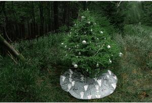 Bavlněný koberec pod vánoční stromeček Butter Kings Deer in the Forest, ø 130 cm