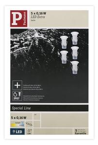 Paulmann 98892 - Rozšiřující SADA 5X LED/0,16W IP67 Zápustné svítidlo MICRO 12V