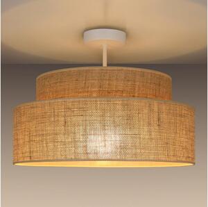 Přisazený lustr BOHO 1xE27/60W/230V pr. 40 cm béžová