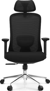 MERCURY Ergonomická kancelářská židle ASPEN černá, s posuvem sedáku