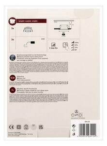 Paulmann 93410 - SADA 3xLED/6,5W IP44 Stmívatelné koupelnové svítidlo COLE 230V