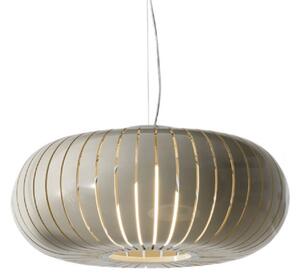 Závěsná svítidlo Kartell, Teresa, Šedá, Obývací pokoj, Plast, Design