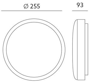 LED Koupelnové nástěnné svítidlo se senzorem ORBIS LED/10W/230V IP44
