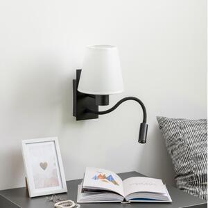 Brilagi - LED Nástěnná lampa NUBILA 1xE27/25W/230V + LED/3W černá/bílá