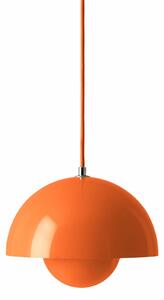 Závěsná svítidlo &Tradition, Flowerpot VP1, stmívatelné, Oranžová, Obývací pokoj, Kov, Design