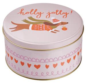 COOKIE JAR Dóza kulatá jezevčík 13,5 cm