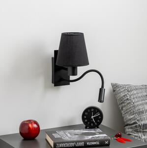 Brilagi - LED Nástěnná lampa NUBILA 1xE27/25W/230V + LED/3W černá