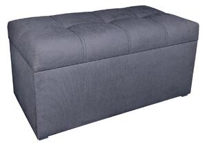 Well Done Taburet s úložným prostorem kostka 2 měkká 80x40 různé barvy Barva: 97 antracitová