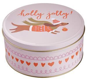 COOKIE JAR Dóza kulatá jezevčík 16,7 cm