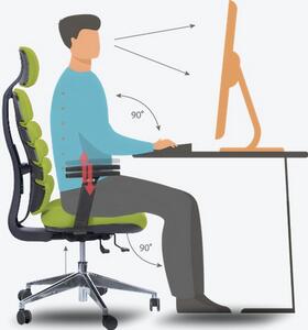 Mercury kancelářská židle SPINE zelená s PDH