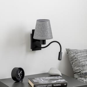Brilagi - LED Nástěnná lampa NUBILA 1xE27/25W/230V + LED/3W černá/šedá