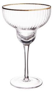 GOLDEN TWENTIES Sklenice na Cosmopolitan se zlatým okrajem 350 ml
