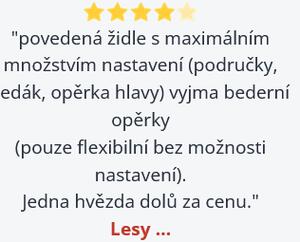 Mercury Kancelářská židle LUNA JNS-101A, černá