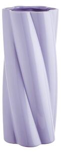 TWIST Váza 30 cm - sv. fialová