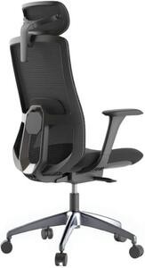 Ergonomická kancelářská židle MERCURY WISDOM ČERNÁ – síťovaná