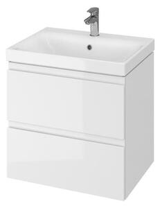 Koupelnová skříňka pod umyvadlo Cersanit MODUO 59,5x57x44,7 cm bílá lesk S929-010