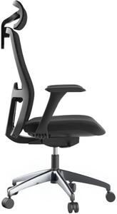Ergonomická kancelářská židle MERCURY WISDOM ČERNÁ – síťovaná
