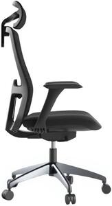 Ergonomická kancelářská židle MERCURY WISDOM TMAVĚ ŠEDÁ – síťovaná