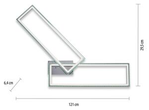 Leuchten Direkt14635-55-LED RGB Stmívatelné stropní svítidlo FELIX 34,5W/230V+DO