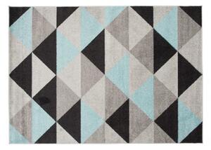 Makro Abra Kusový koberec LAZUR C945M šedý modrý Rozměr: 180x260 cm