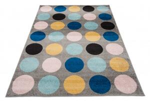 Makro Abra Kusový koberec LAZUR C937C puntíky vícebarevný Rozměr: 200x290 cm